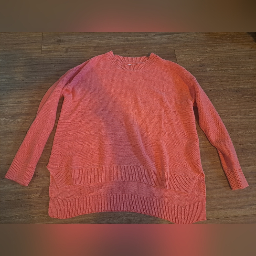 Pink knit sweater